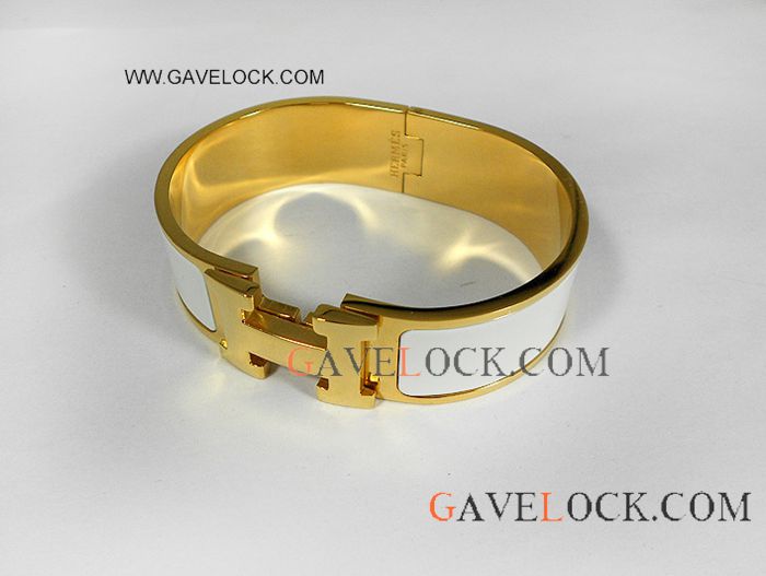 Fake Hermes Classic 'H' LOGO Bangle - Buy Replica Jewelry 9049